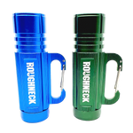 LED Flashlight with Carabiner - Store Surplus No Display - 4 Pieces Per Pack 41668L STORE SURPLUS