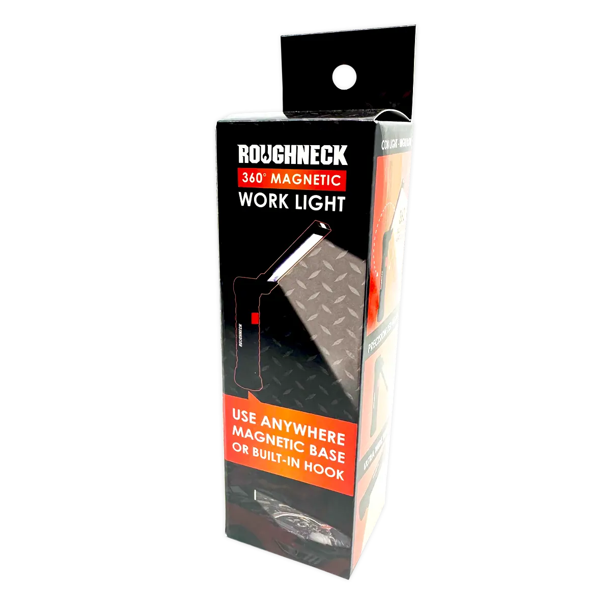 Rechargeable LED Work Flashlight with Magnetic Base - Store Surplus No Display - 4 Pieces Per Pack 41670L STORE SURPLUS