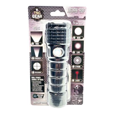 LED Flashlight Multi-Function Hazard Tool - 4 Pieces Per Retail Ready Display 41672