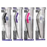Variety Of High-Quality Stainless-Steel Straws - 6 Pieces Per Pack 41691 WHOLESALE