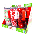 40 oz Insulated Stainless-Steel Holiday Cup - 6 Pieces Per Retail Ready Display 41709 WHOLESALE