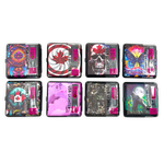 Cigarette Case with USB Coil Lighter Canada Themed Designs - 8 Pieces Per Retail Ready Display 41733 WHOLESALE