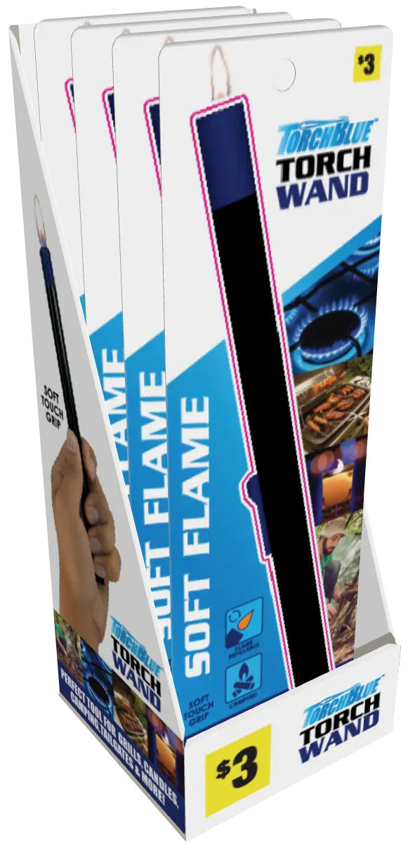 Thin Tube Utility Lighter - 4 Pieces Per Retail Ready Display 41756 WHOLESALE