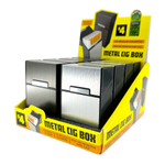 Metal Cigarette Box - 8 Pieces Per Retail Ready Display 41763 - NOVELTY INC WHOLESALE