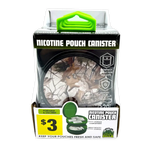 Nicotine Pouch and Storage Canisters - 4 Pieces Per Retail Ready Display 41784 SMOKEZILLA