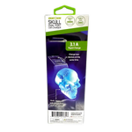 Car Charger Dual Port USB / USB-C LED Skull 3.1 Amp - 3 Pieces Per Pack 41785 GADGET GEAR