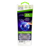 Car Charger Dual Port USB-A/USB-C 3.1-Amp Plasma Ball - 3 Pieces Per Pack 41786 GADGET GEAR