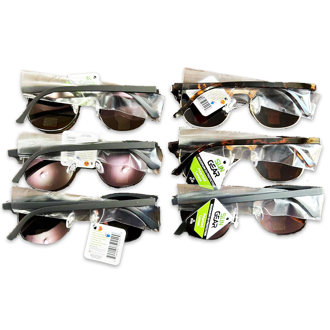 Sunglasses SunGear Assortment- 6 Pieces Per Pack 50240