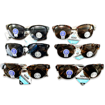 Sunglasses Sungear Assortment - 6 Pieces Per Pack 50241