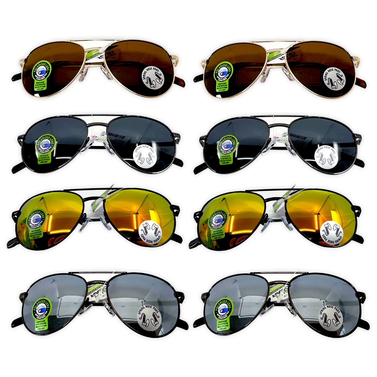 Sunglasses SunGear Assortment- 8 Pieces Per Pack 50256