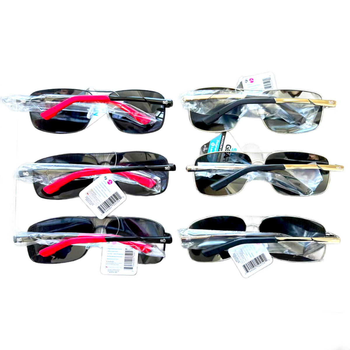 Sunglasses Sungear Assortment - 6 Pieces Per Pack 50259