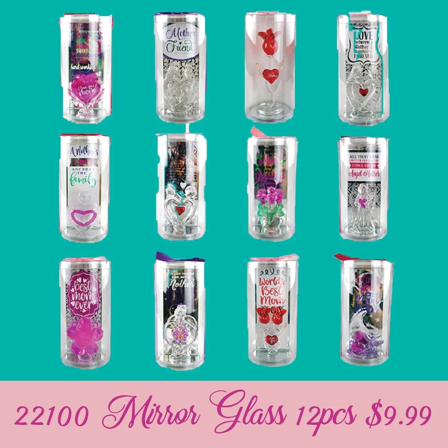 Mother's Day Celebrate Mom Assortment Floor Display - 46 Pieces Per Retail Ready Floor Display 88310 WHOLESALE