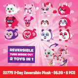 Valentine's Day Rose Plush Assortment Floor Display - 48 Pieces Per Retail Ready Display 88348