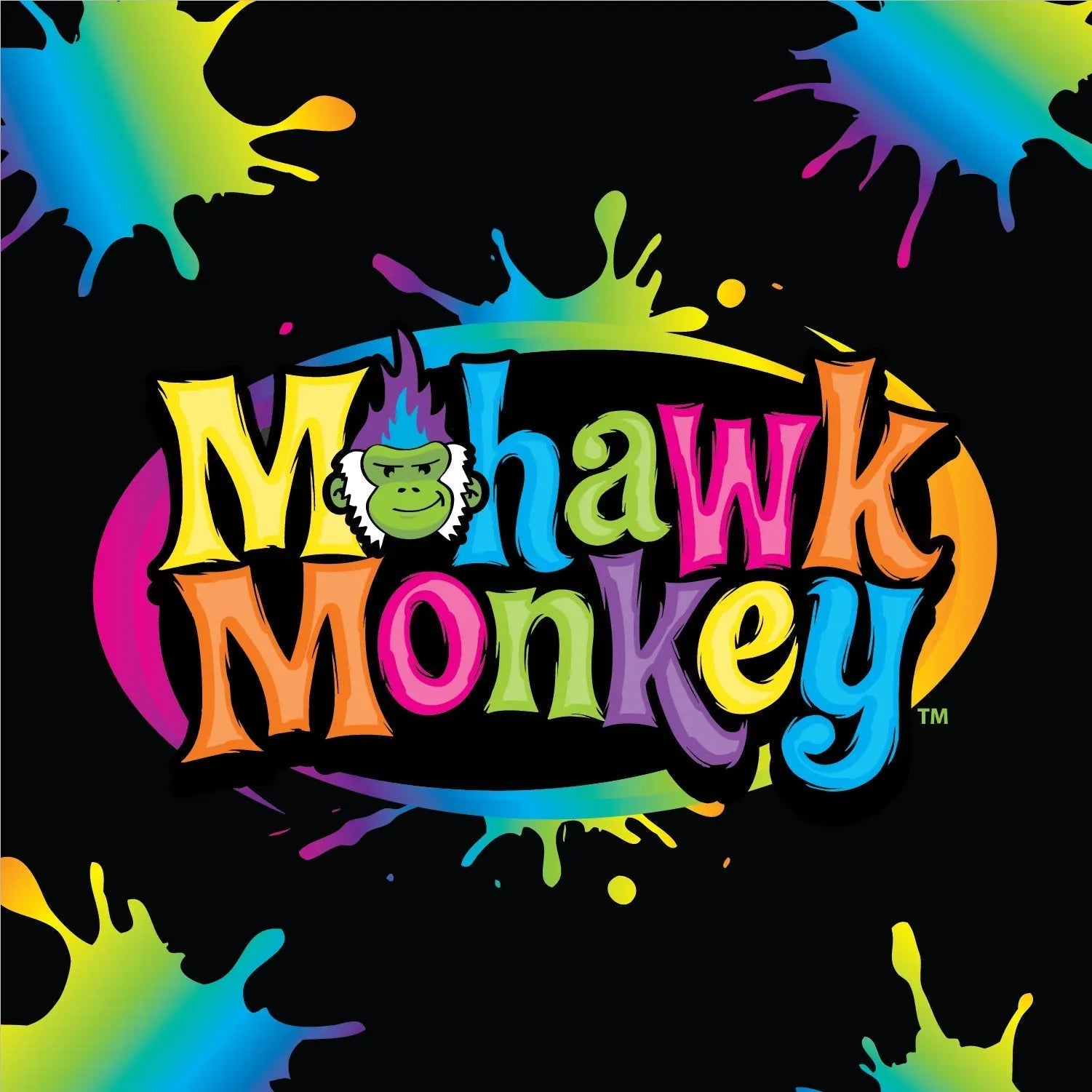 Plush Mohawk Monkey Assorted Floor Display - 24 Pieces Per Retail Ready Display 88437 WHOLESALE