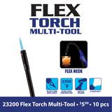 ITEM NUMBER 023200L FLEX UTILITY TORCH - STORE SURPLUS NO DISPLAY 10 PIECES PER PACK