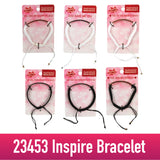 ITEM NUMBER 023453L INSPIRE BRACELET - STORE SURPLUS NO DISPLAY 6 PIECES PER PACK