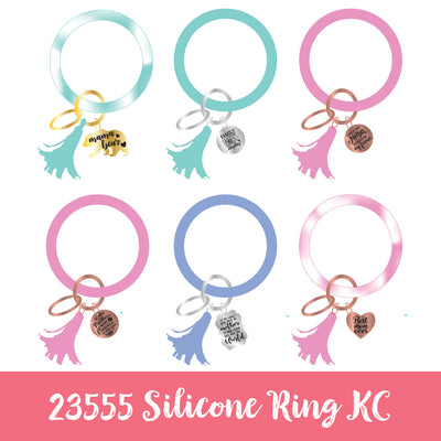 ITEM NUMBER 023555L SILICONE RING KC 1 - STORE SURPLUS NO DISPLAY 6 PIECES PER PACK