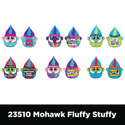 ITEM NUMBER 023510L MOHAWK FLUFFY STUFFY 2 - STORE SURPLUS NO DISPLAY 6 PIECES PER PACK