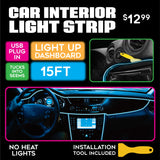 Car Lighting and Auto Accessories Assortment Floor Display - 40 Pieces Per Retail Ready Display 88467