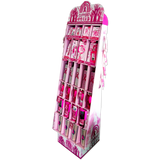 Breast Cancer Awareness Pink Assortment Floor Display - 84 Pieces Per Retail Ready Display 88474