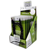 Charging Cable Reinforced Assortment 3FT 2.4 Amp - 6 Pieces Per Retail Ready Display 88476 WHOLESALE
