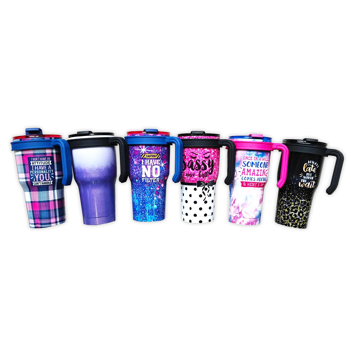 ITEM NUMBER 024365L 30oz CUP WITH HANDLE - STORE SURPLUS NO DISPLAY - 6 PIECES PER PACK STORE SURPLUS