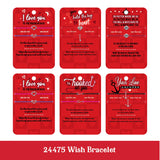 Wish Bracelet - Store Surplus No Display - 6 Pieces Per Pack 24475L