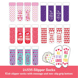 Slipper Socks - Store Surplus No Display - 6 Pieces Per Pack 24535L