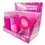 ITEM NUMBER 088528 Pink Power Key Chain & Can Cooler Assortment 18 PIECES PER DISPLAY