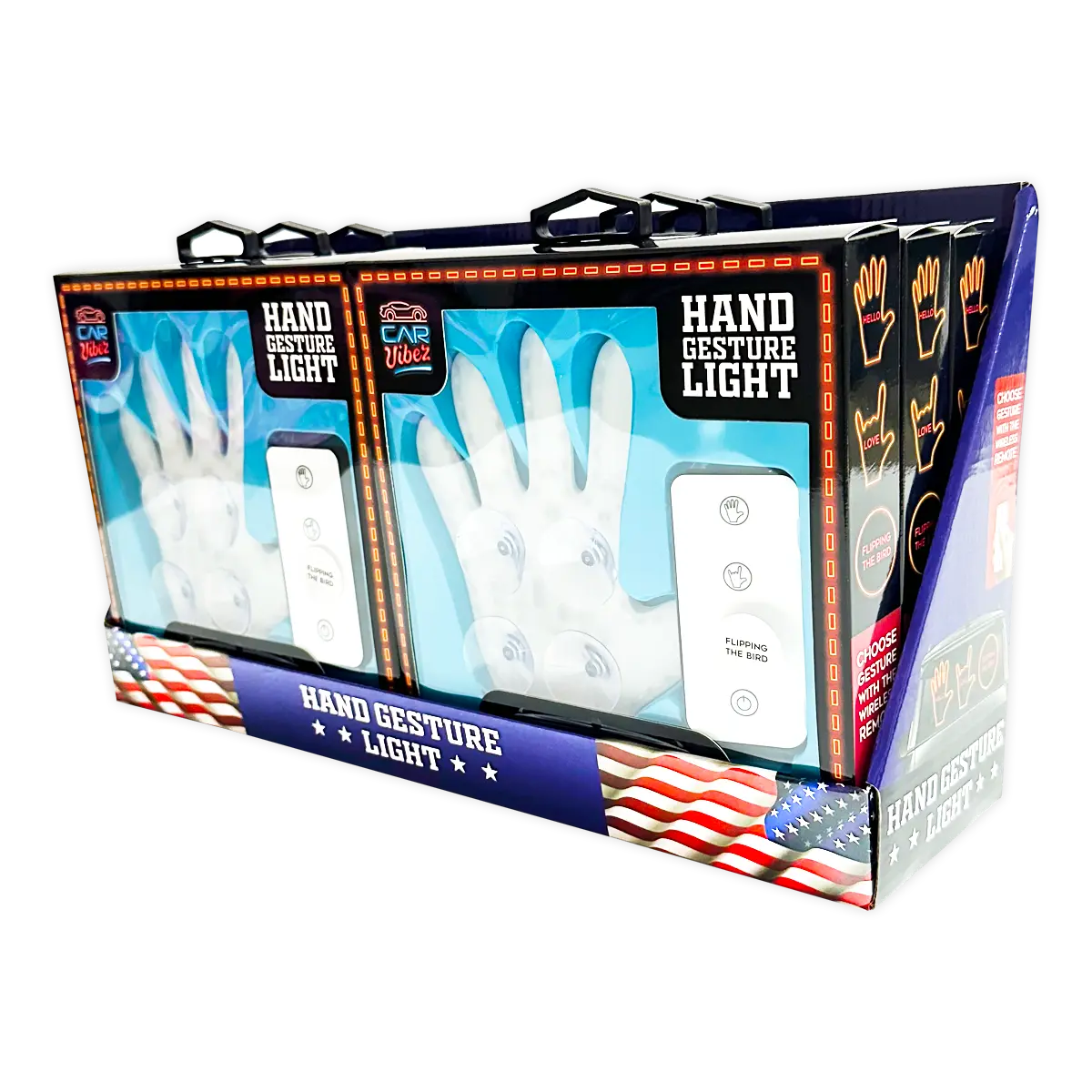 Waving Hand Car Accessories Assortment Floor Display - 18 Pieces Per Retail Ready Display  88537 WHOLESALE