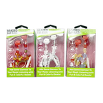 AUX Beaded Earbuds - Store Surplus No Display - 2 Pieces Per Pack 25382L STORE SURPLUS