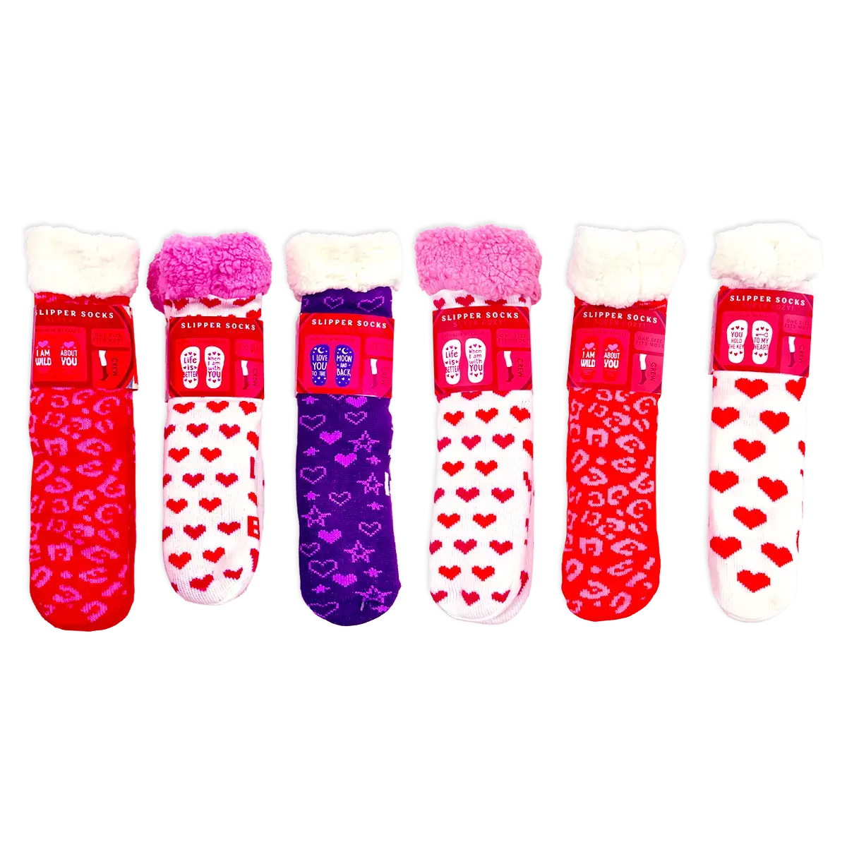 Slipper Sock - Store Surplus No Display - 6 Pieces Per Pack 25440L STORE SURPLUS