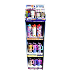 Insulated Drinkware Assortment Floor Display - 26 Pieces Per Retail Ready Display 88582 - NOVELTY INC WHOLESALE