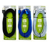 Charging Cable Wing Rack Assortment 10FT - 10 Pieces Per Pack 88584 WHOLESALE