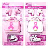 Pink Purse Earbuds B - Store Surplus No Display - 2 Pieces Per Pack 25180L