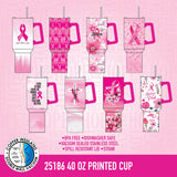 Breast Cancer Awareness Pink Support Squad Assortment Floor Display - 64 Pieces Per Retail Ready Display 88590