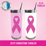 Rhinestone Tumbler B - Store Surplus No Display - 4 Pieces Per Pack 25191L