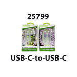 USB-C / USB-A Charging Cable Assortment 10FT 20 Watts - 6 Pieces Per Retail Ready Display 88602 GADGET GEAR