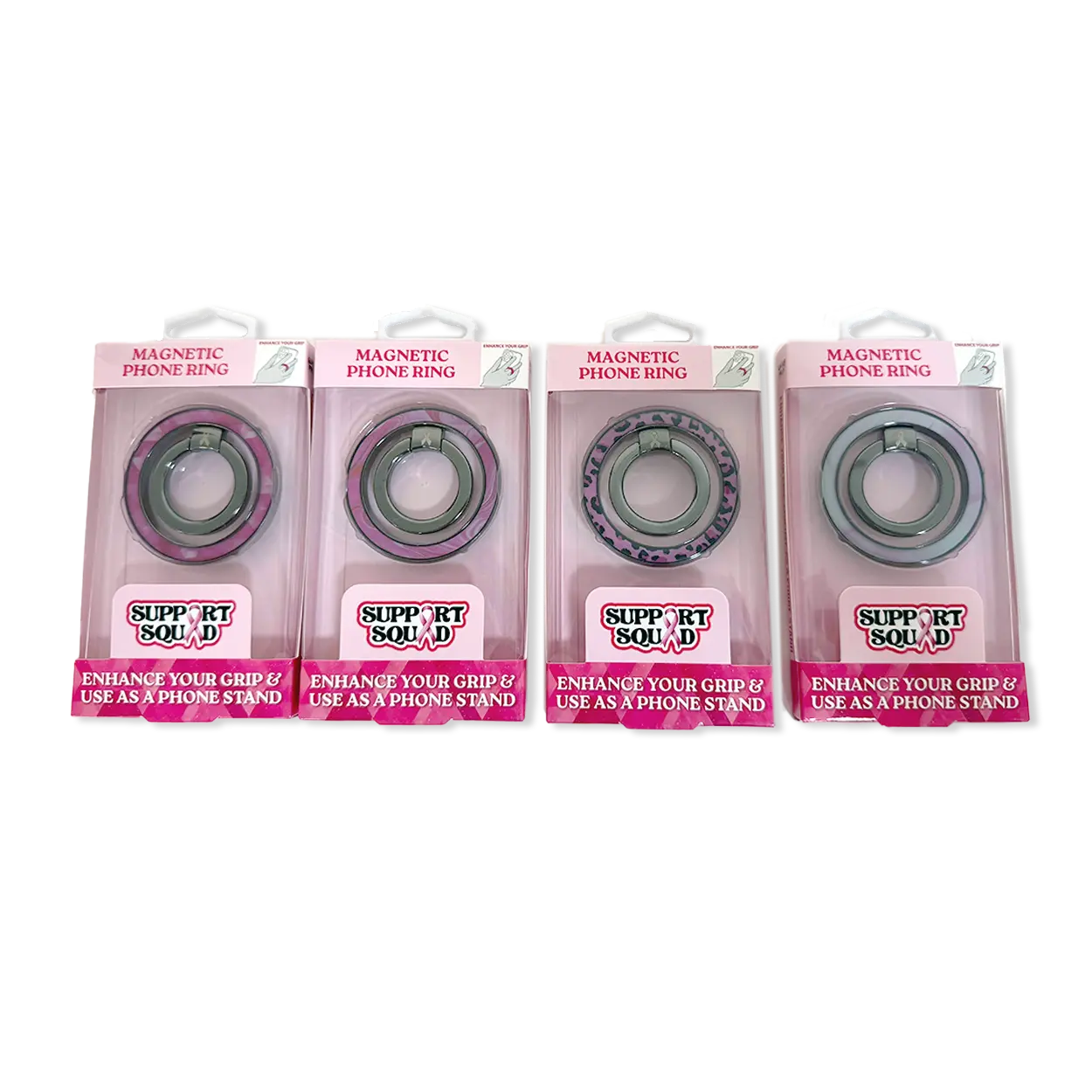 Breast Cancer Awareness Pink Support Squad Assortment Floor Display - 68 Pieces Per Retail Ready Display 88607 WHOLESALE