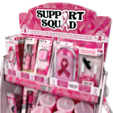 Breast Cancer Awareness Pink Support Squad Assortment Floor Display - 50 Pieces Per Retail Ready Display 88609 WHOLESALE