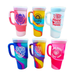 Silicone Cup Drinkware Assortment Floor Display - 32 Pieces Per Retail Ready Display 88608 WHOLESALE