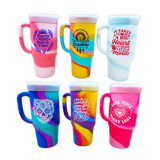Silicone Cup Drinkware Assortment Floor Display - 32 Pieces Per Retail Ready Display 88608 WHOLESALE