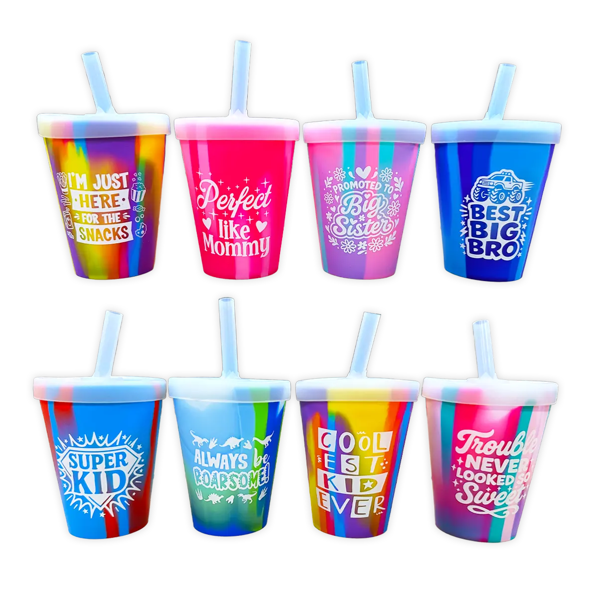 Silicone Cup Drinkware Assortment Floor Display - 32 Pieces Per Retail Ready Display 88608 WHOLESALE