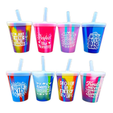 Silicone Cup Drinkware Assortment Floor Display - 32 Pieces Per Retail Ready Display 88608 WHOLESALE