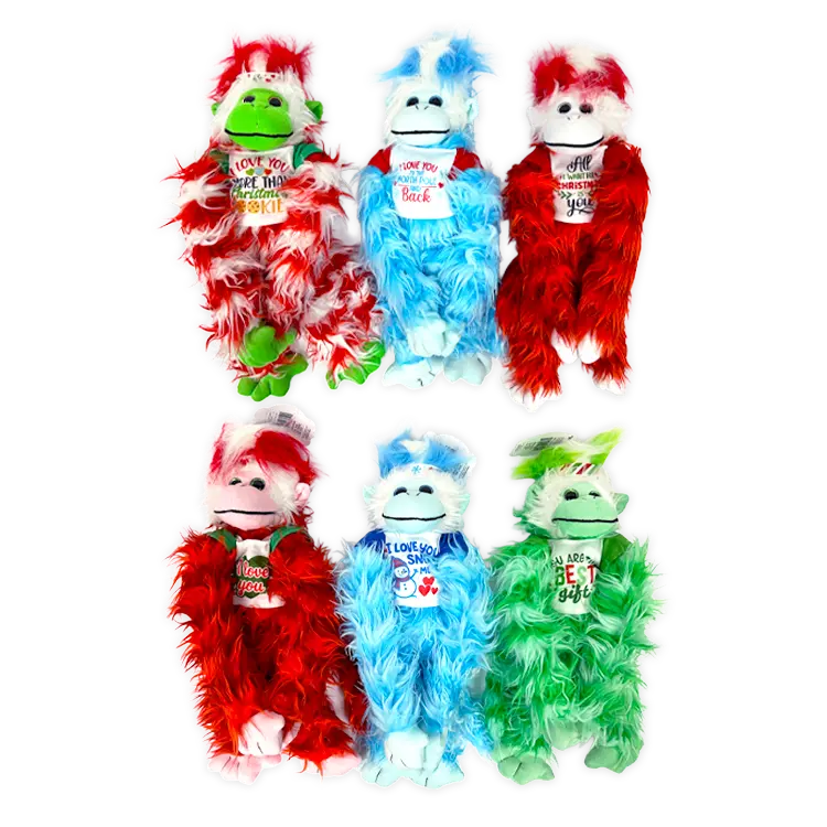 North Pole Fuzzies Yeti Gift Assortment Floor Display - 60 Pieces Per Retail Ready Display 88612 WHOLESALE