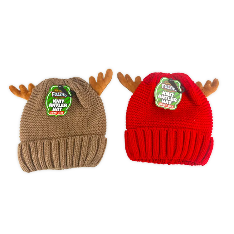 Adult Antler Hat - Store Surplus No Display - 3 Pieces Per Pack 26114L STORE SURPLUS