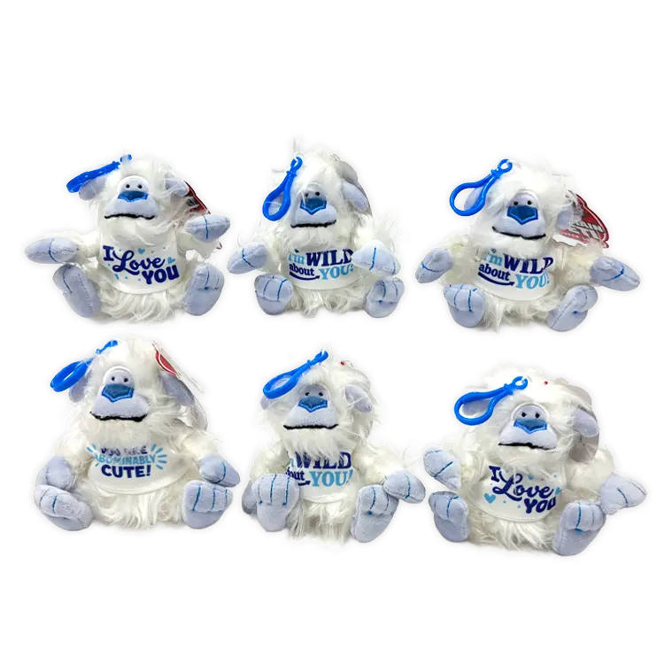 Mini Yeti Keychain - Store Surplus No Display - 6 Pieces Per Pack 26056L STORE SURPLUS