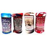 Valentine's Day Blanket - Store Surplus No Display - 4 Pieces Per Pack 26197L STORE SURPLUS