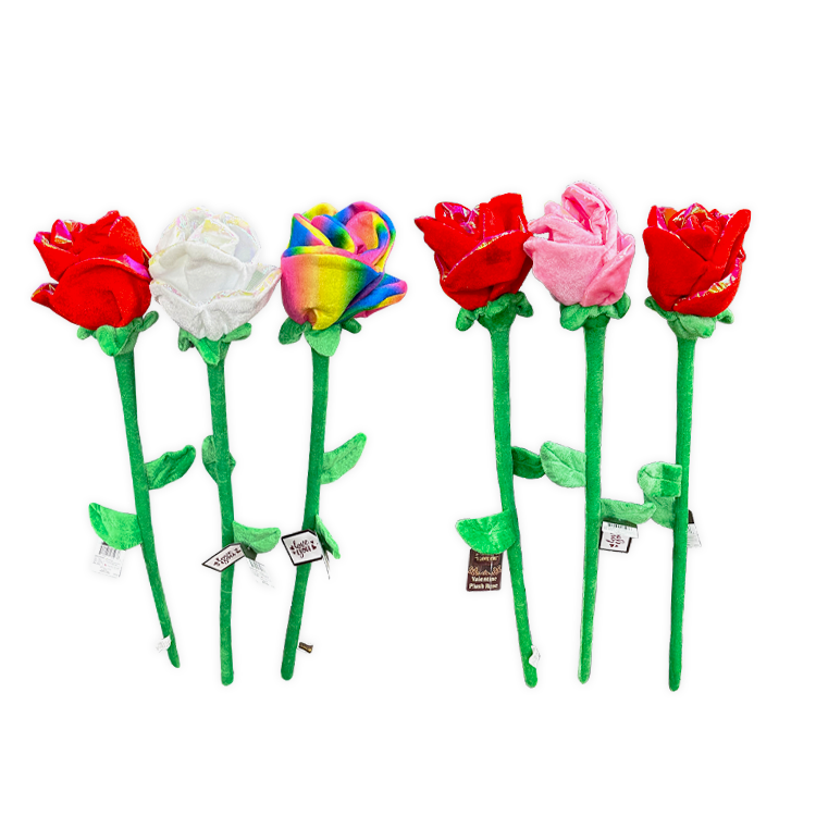 Valentines Day Rose Plush and Gift Assortment Floor Display - 78 Pieces Per Retail Ready Display Kit 88615 WHOLESALE