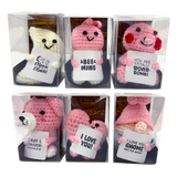 Valentine's Day Crochet Plush - Store Surplus No Display - 6 Pieces Per Pack 26187L STORE SURPLUS